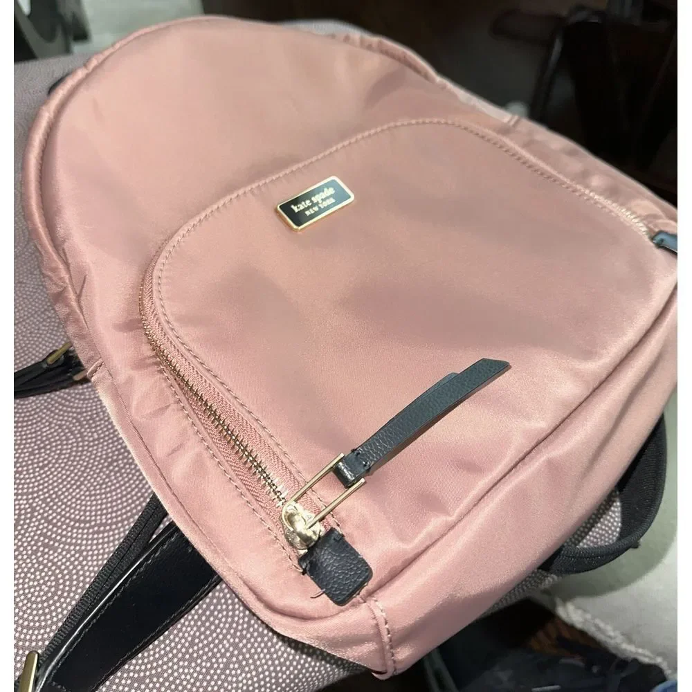 Kate Spade Medium Backpack Dusty Pink‎ with Black Strap NWOT